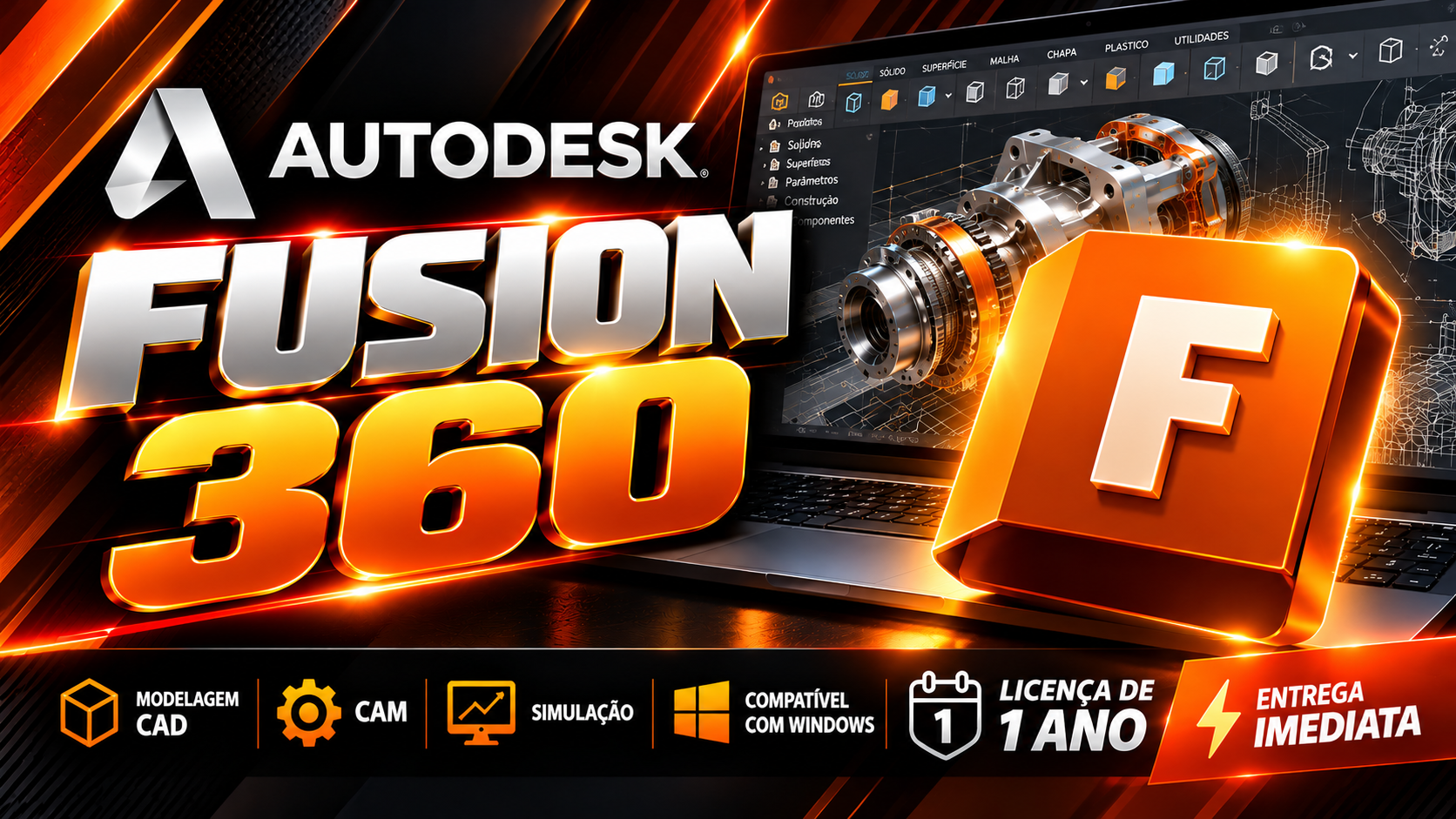 Autodesk Fusion - Licença Digital por Assinatura