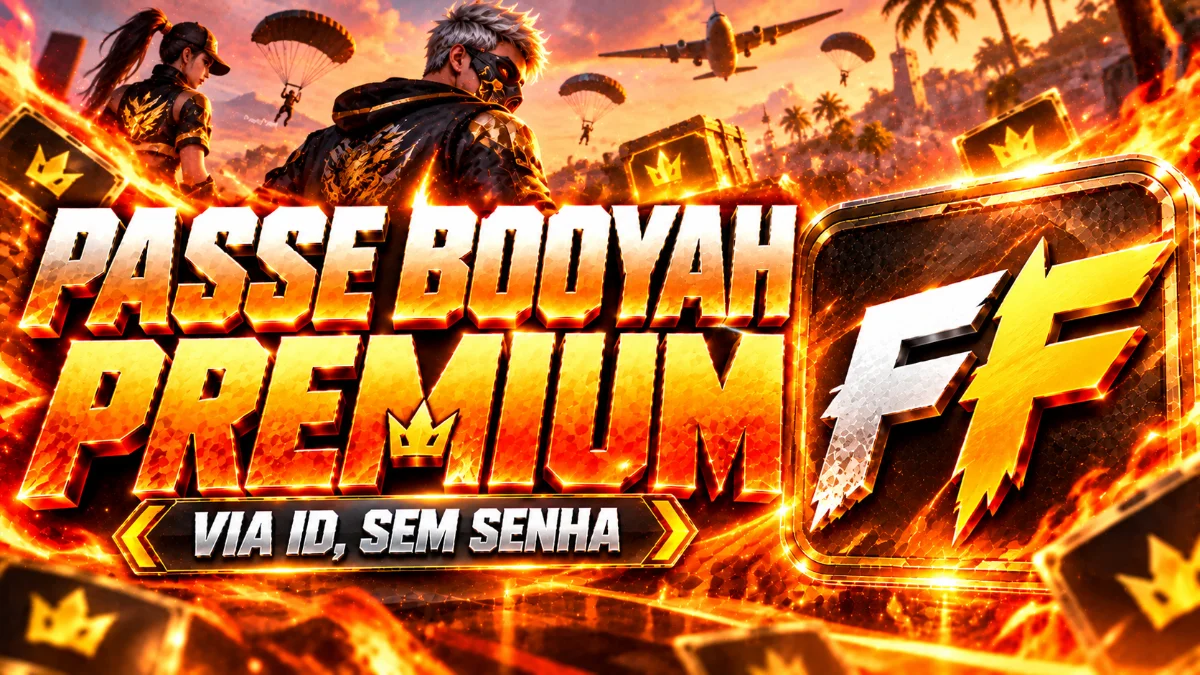 Passe Booyah Premium (via ID)
