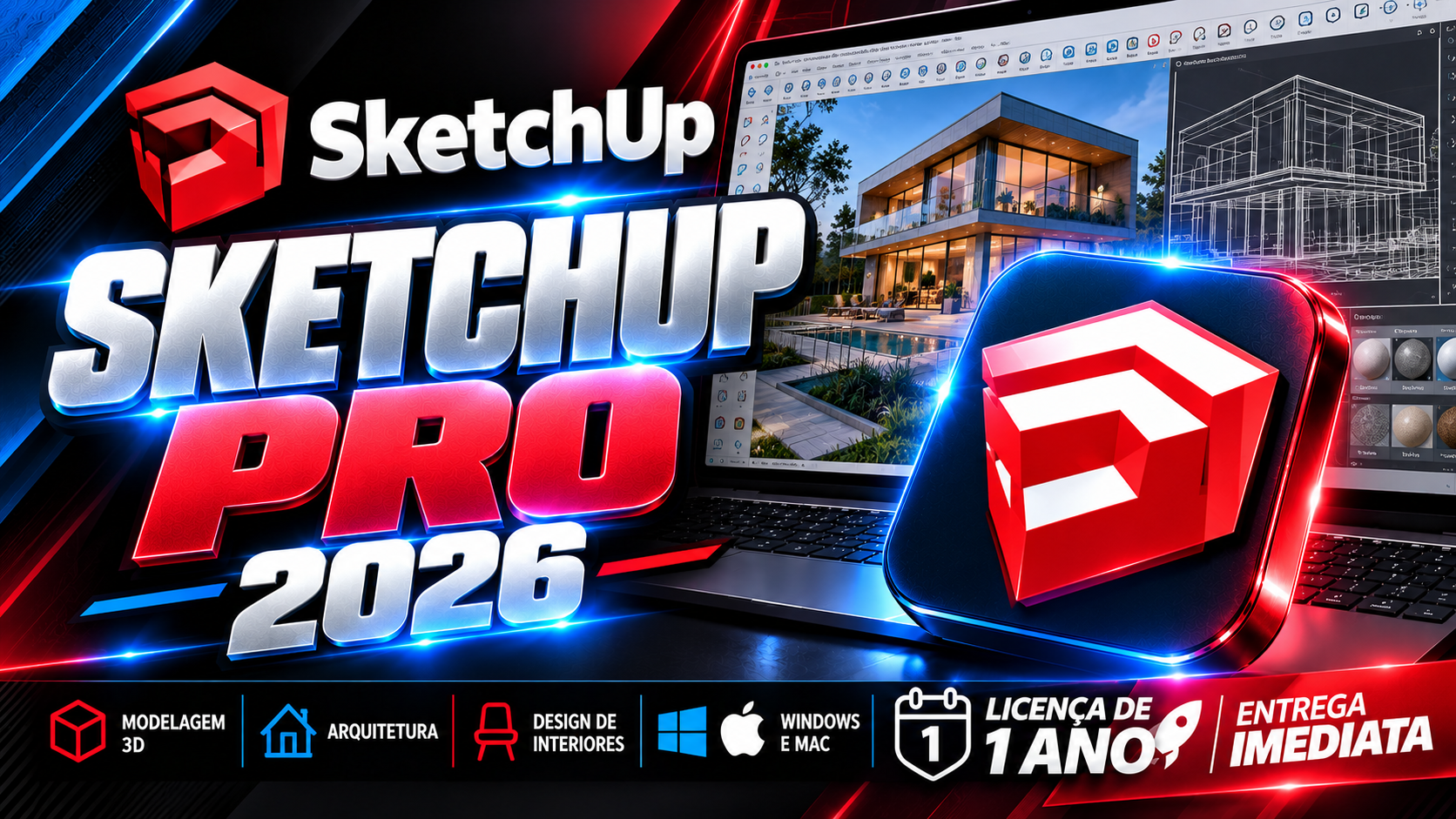 SketchUp Pro 2026 - Licença Digital por Assinatura