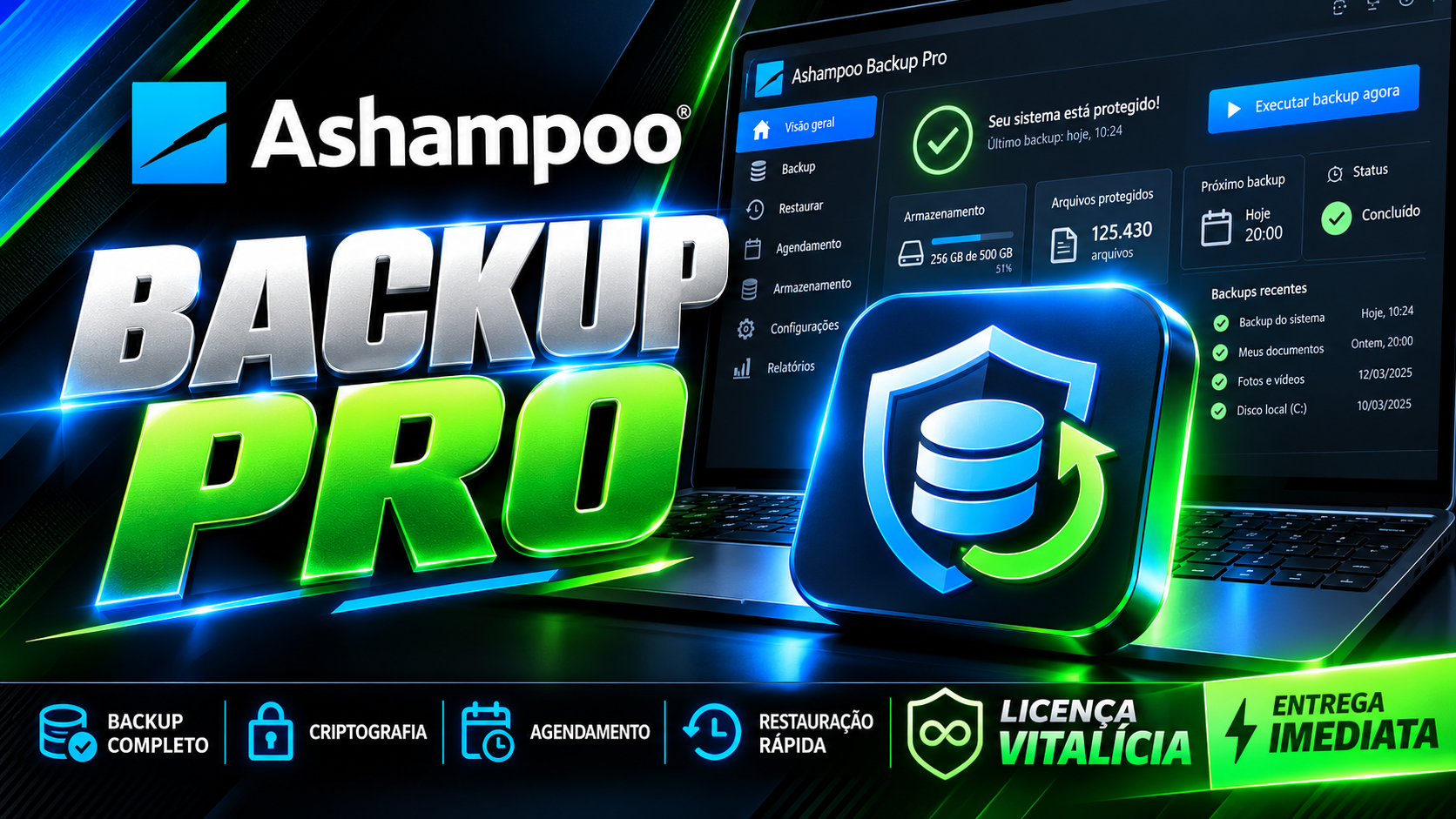 Ashampoo Backup Pro - Licença Digital Original