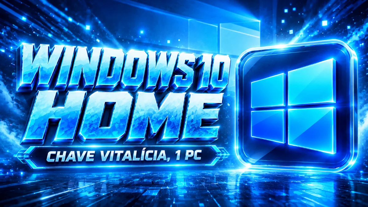 Windows 10 Home - Chave Vitalícia (1 PC)