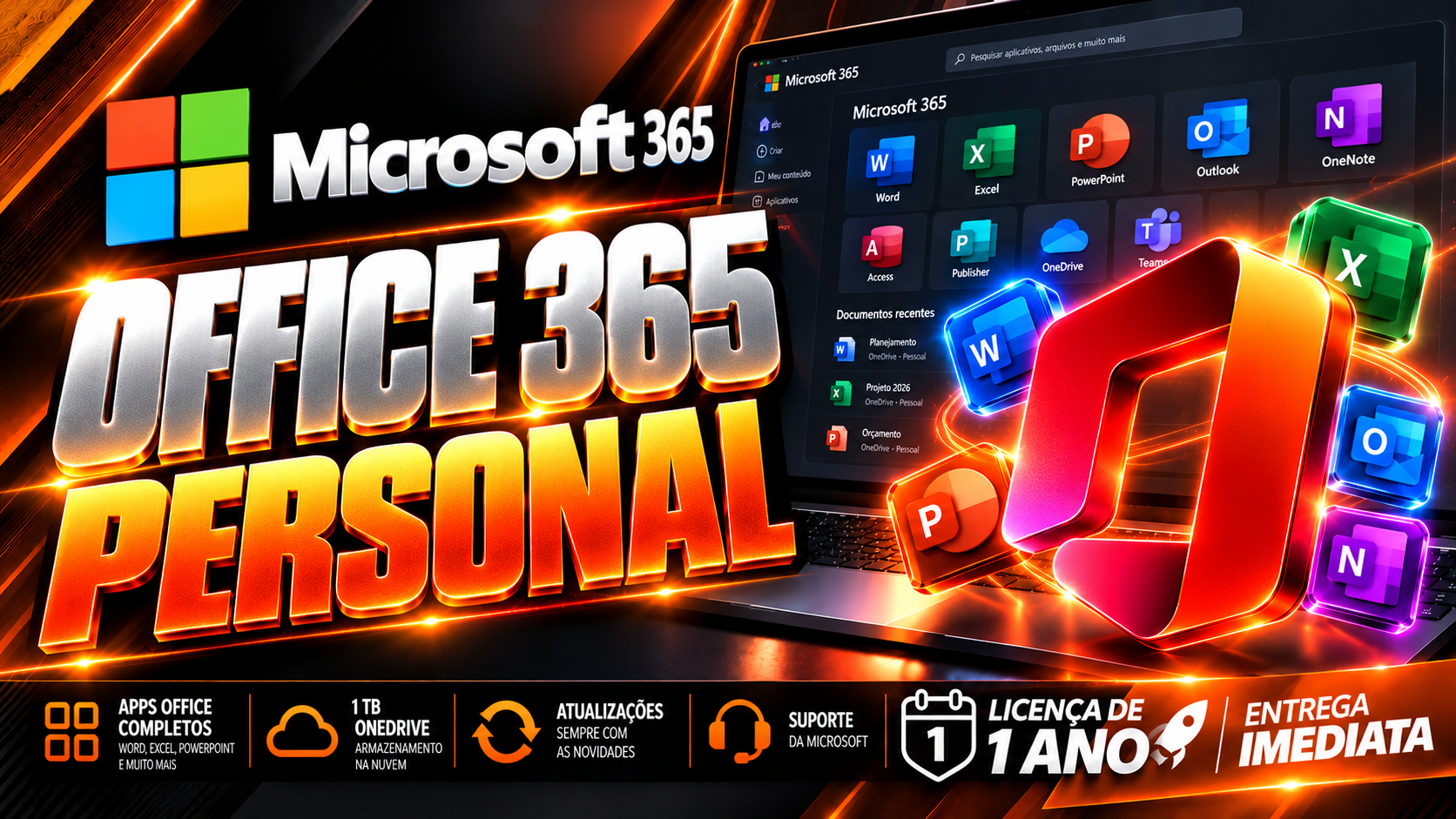 Office 365 Personal - Licença Digital por Assinatura