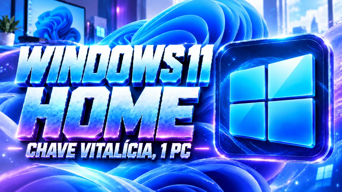 Windows 11 Home - Chave Vitalícia (1 PC)
