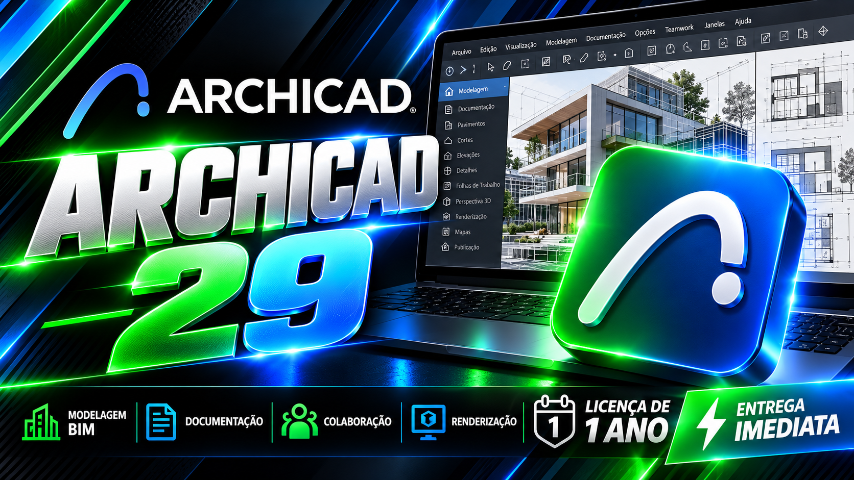 Archicad 29 - Licença Digital Original