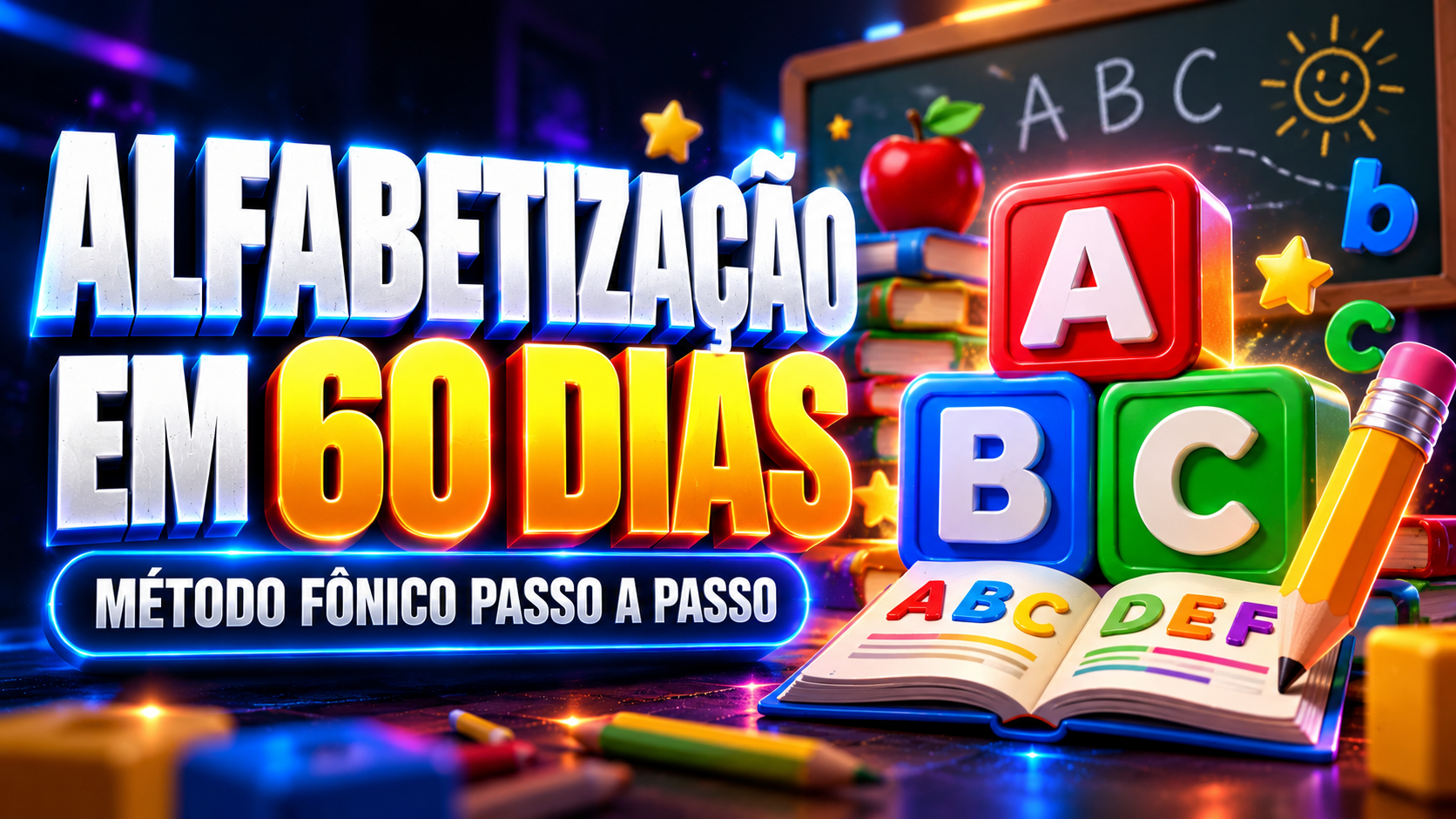 Alfabetização em 60 Dias | Método Fônico Passo a Passo
