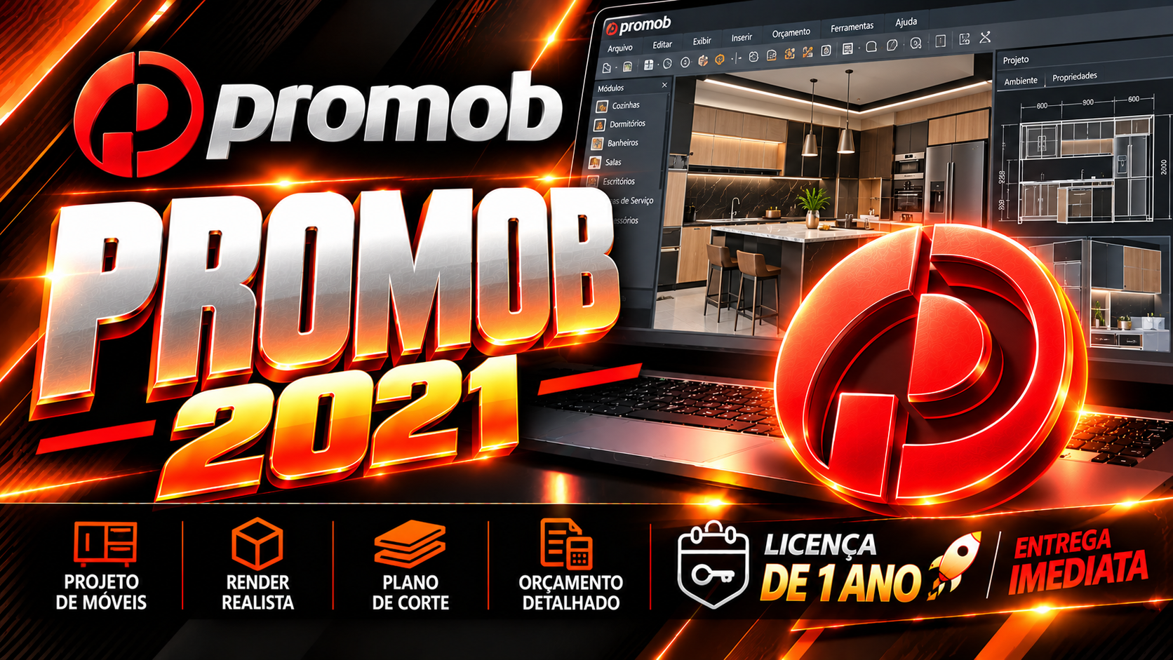 Promob 2021 - Licença Digital Original