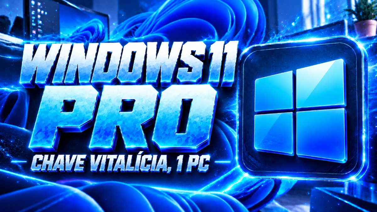 Windows 11 Pro - Chave Vitalícia (1 PC)