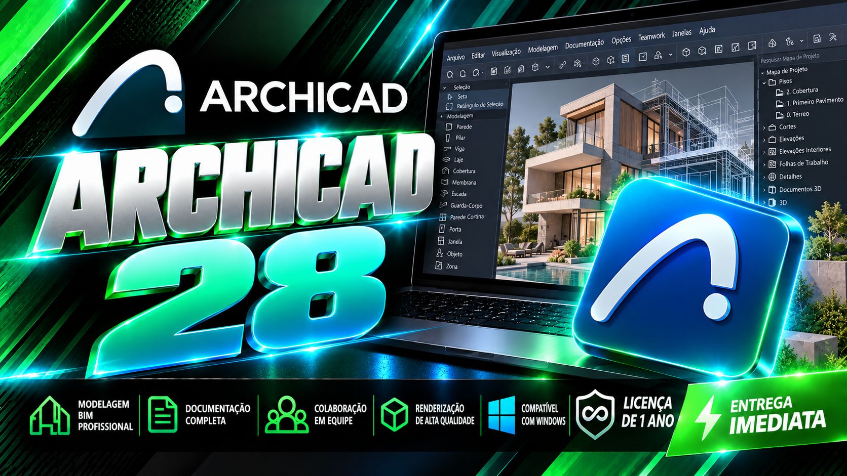 Archicad 28 - Licença Digital Original