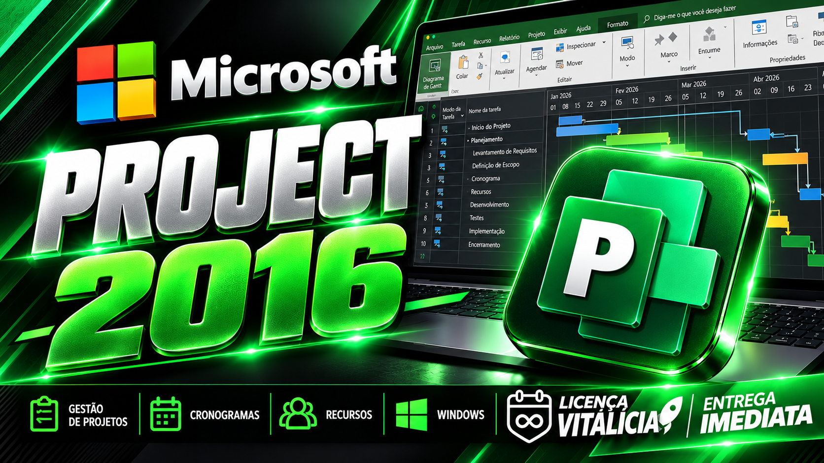 Project 2016 - Chave Vitalícia (1 PC)