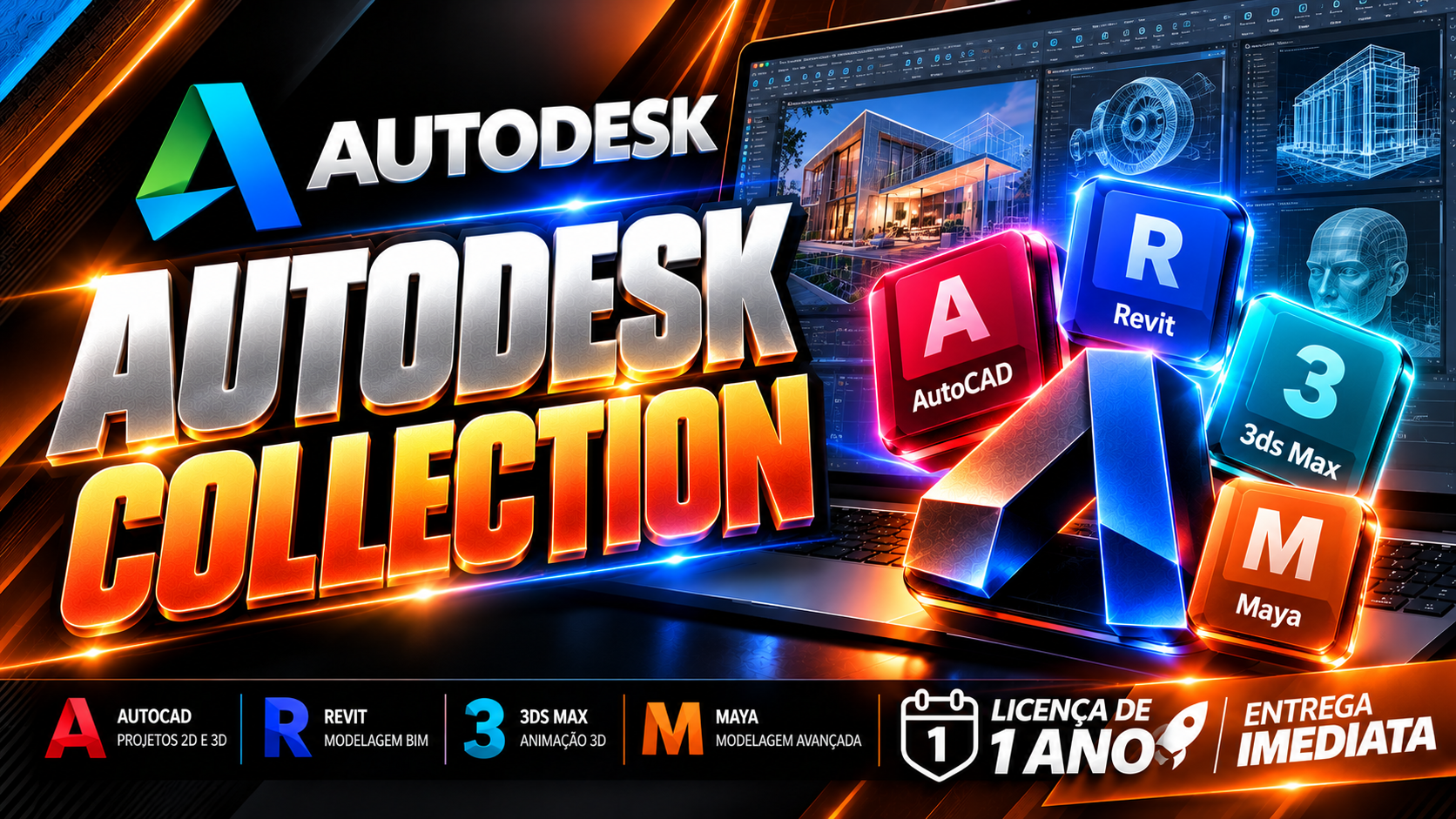 Autodesk Collection Completa - Licença Digital por Assinatura