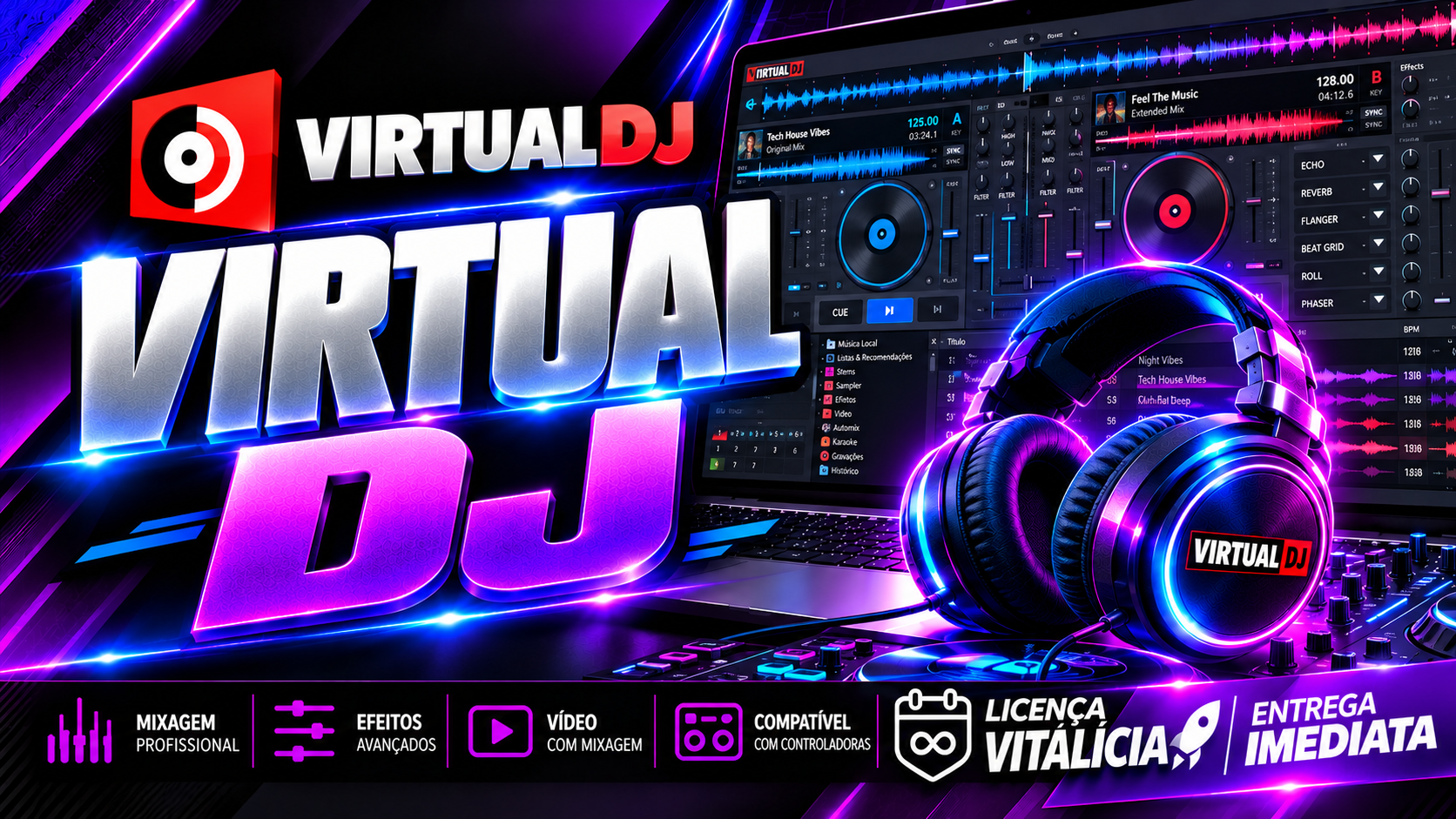 Virtual DJ - Licença Digital Original