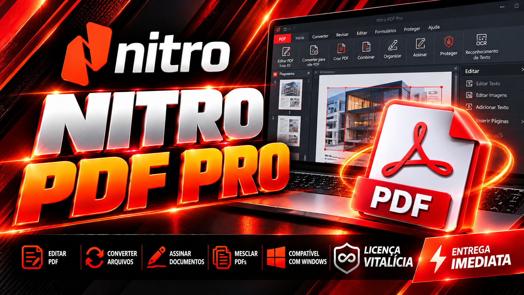 Nitro PDF Pro - Licença Digital Original