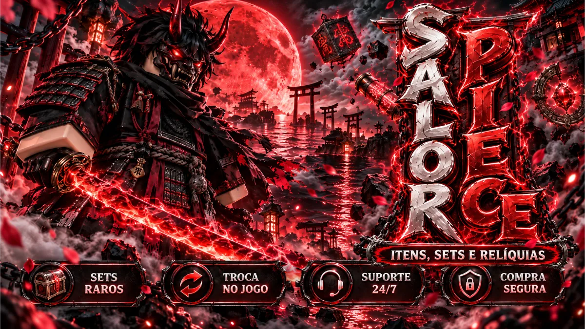 Itens Sailor Piece | Black Reaper Kaneki | Yoriichi Sun God | Sets
