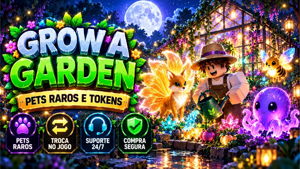 Itens Grow A Garden | Kitsune | Mimic Octopus | Tokens