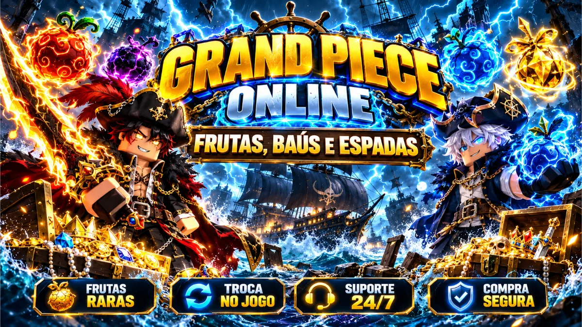 Itens Grand Piece Online | Pika Light | Dark Blade | Baú Mítico